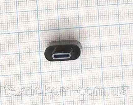 Перехідник з USB на USB Type-C, OTG, чорний