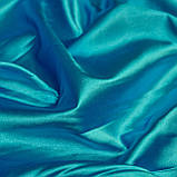 Атлас сатин блакитний, фото 3