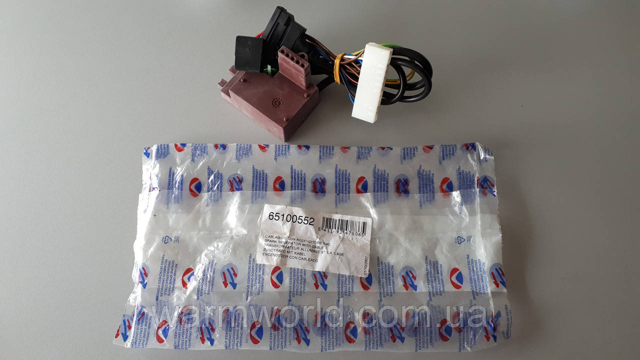65100552 Трансформатор розпалу UNO димар Ariston, фото 1