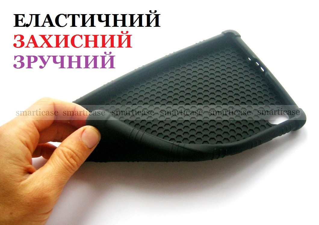 Матовый черный силиконовый чехол Lenovo Tab m8 HD (TB 8505F 8505X) с подставкой TPU Black - фото 7 - id-p1283928439