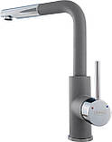 Кухонний змішувач Kernau KWT 06A PO GREY METALLIC сірий, фото 5