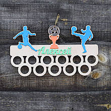 Медальниця для футболіста. Холдер для медалей футбол.