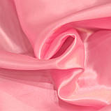 Атлас сатин рожевий, фото 3