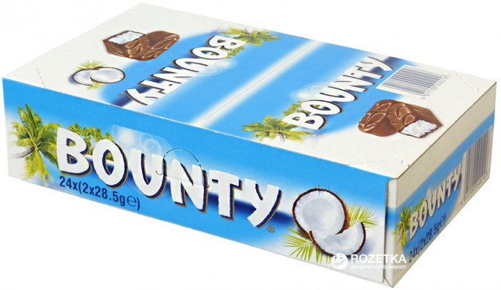 Упаковка батончиків Bounty 24 шт x 57 г