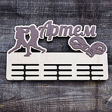 Медальниця для боксера. Холдер для медалей-бокс