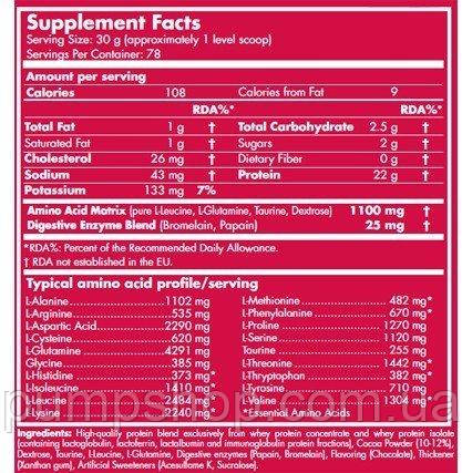 Сироватковий протеїн Scitec Nutrition 100% Whey Protein Professional 2350 грамів, фото 3