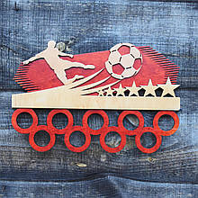 Медальниця для футболіста. Холдер для медалей футбол.