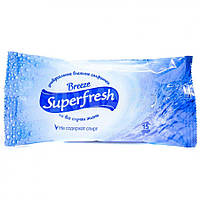 Вологі серветки 15шт Superfresh Breeze 356