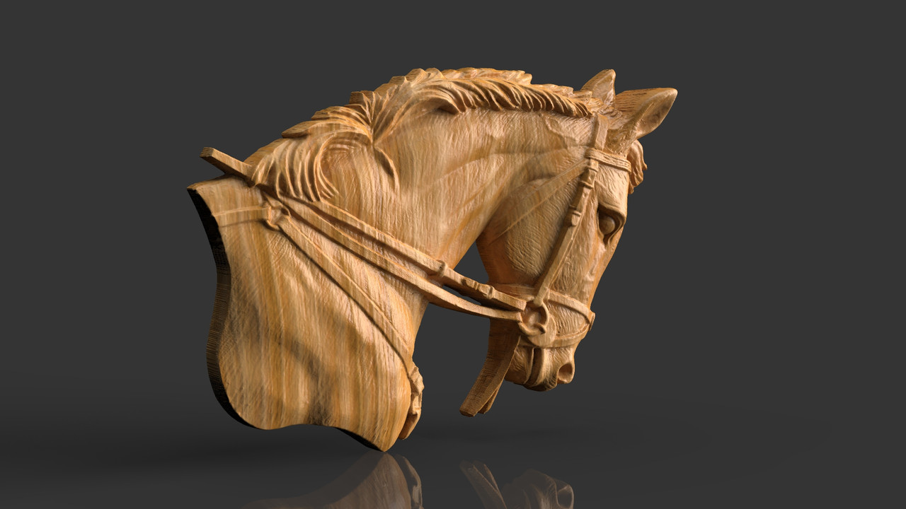 Барельєф Голова коня 2, фото 1