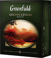 Чай пакетированный Greenfield Golden Ceylon 100 x 2 г