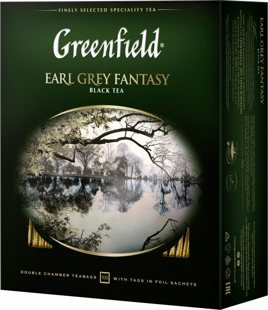 Чай пакетований Greenfield Earl Grey Fantasy 50 х 2 г