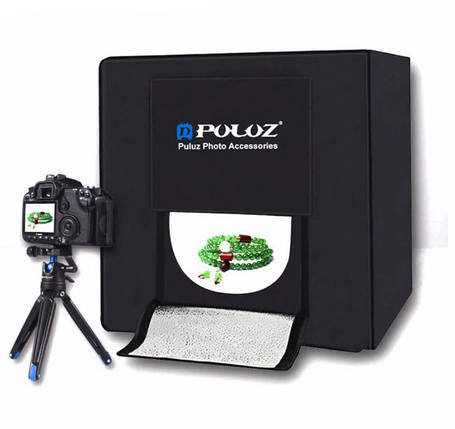 Фотобокс для предметного знімання 40x40 см. з Led-освітленням Puluz (PU5040EU), фото 2
