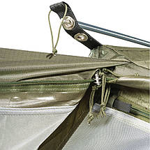 Двомісний намет Ferrino Grit 2 Olive | Ультралегка трекінгова водонепроникна одношарова палатка з 2 входами і 2 тамбурами, фото 3