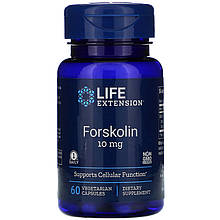 Форсколін Life Extension "Forskolin" підтримка клітинної функції, 10 мг (60 капсул)