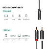 Перехідник-розгалужувач 3.5 mm F / 2RCA M Ugreen 25CM (AV102), фото 3