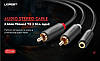 Перехідник-розгалужувач 3.5 mm F / 2RCA M Ugreen 25CM (AV102), фото 9