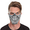 Напівмаска пластик Череп, фото 2