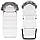 Дитячий конверт для коляски, санчат Maxi 4 в 1 Springos SB0025 White, фото 10