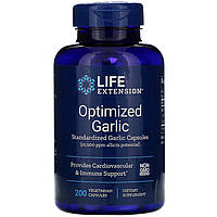 Оптимизированный экстракт чеснока Life Extension "Optimized Garlic" 1200 мг (200 капсул)