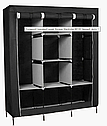 Шафа складаний тканинний на 3 секції Storage Wardrobe 88130 (130х45х175 см), фото 4