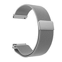 Ремінець для Xiaomi Amazfit GTS Міланська петля Silver, фото 2