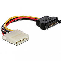 Переходник питания Molex (F) - SATA (M), 15 см, Cablexpert (CC-SATA-PS-M)