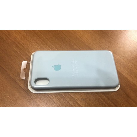Чохол Apple Silicone Case для iPhone Xs Max Sky Blue