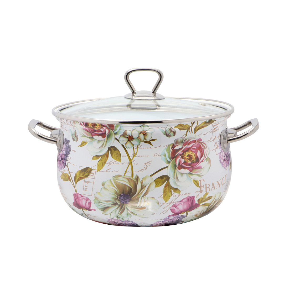 Каструля емальована 4,0 л "Французька весна" 1926, фото 1