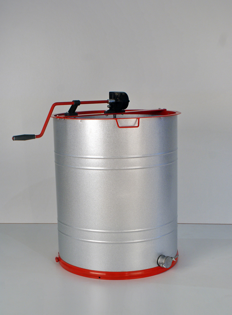 Медогонка 4-х рамочна з нержавіючої сталі (AISI 430), фото 1