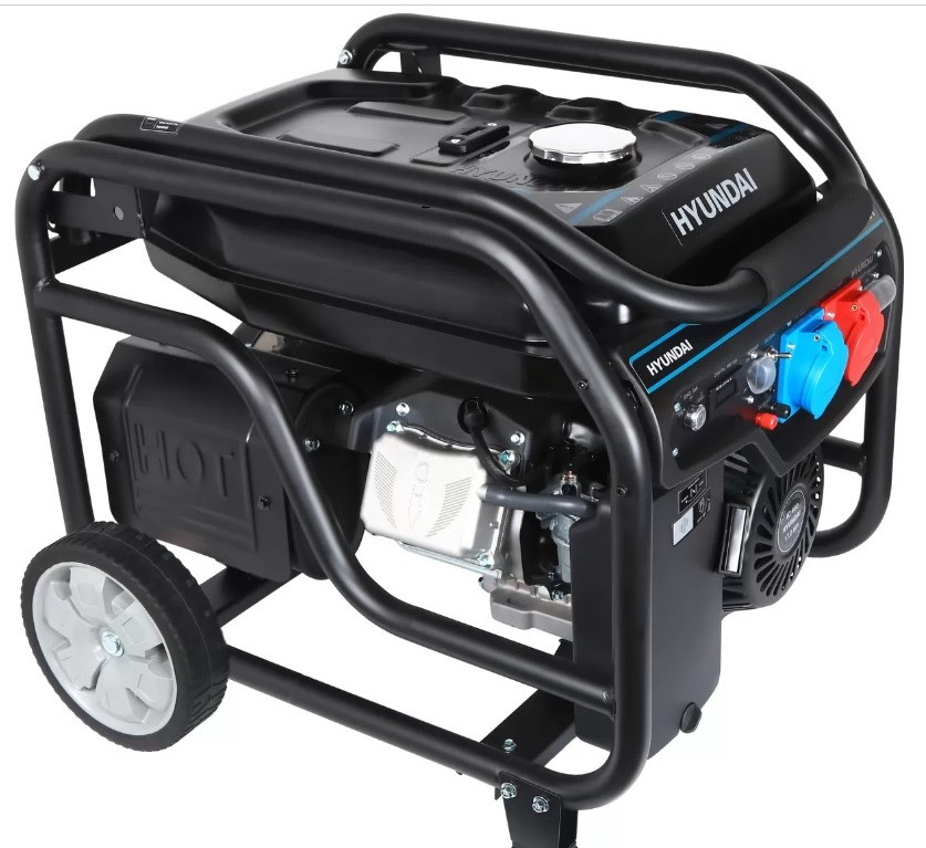 Бензиновий генератор Hyundai HHY 10050FE, фото 1