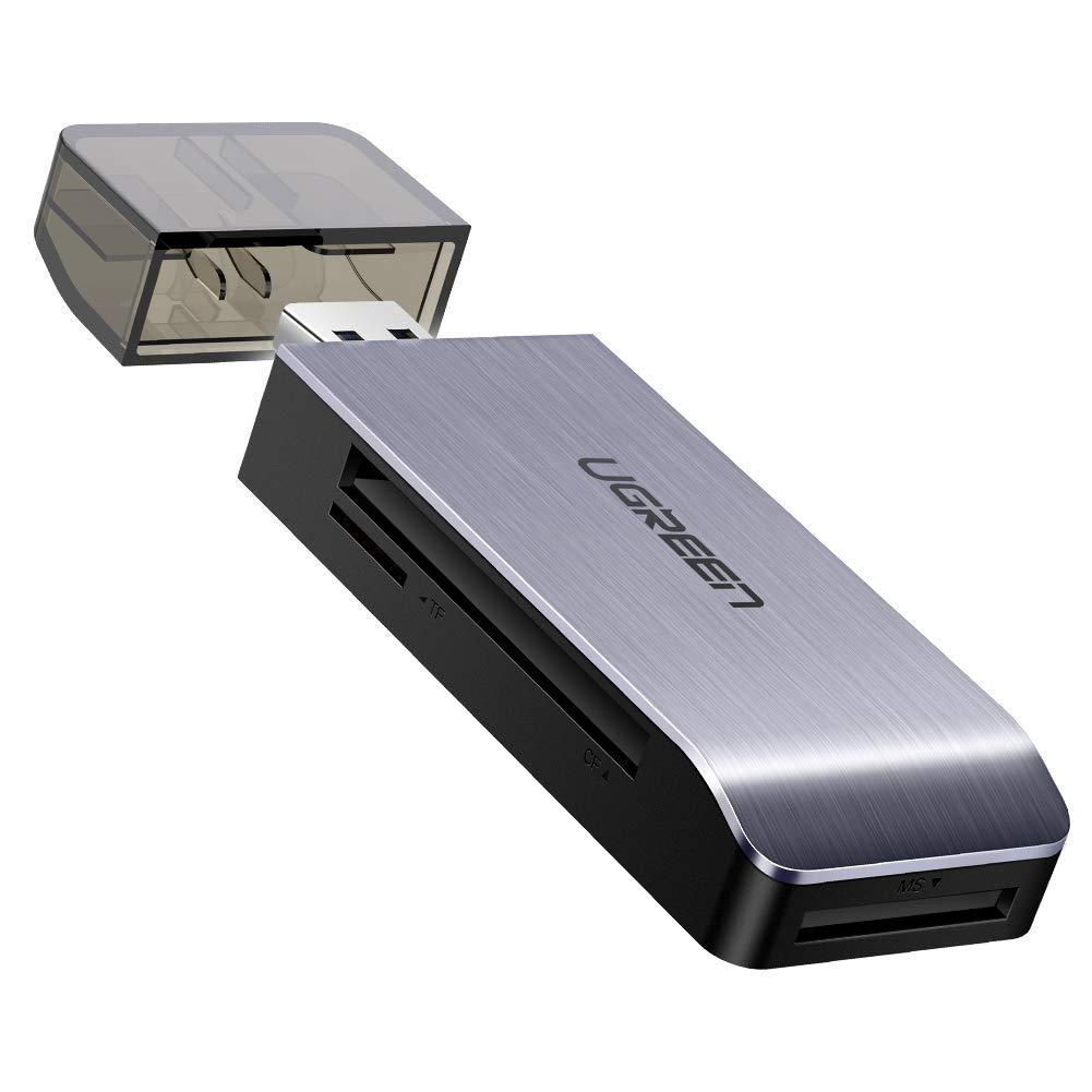 Кардридер Ugreen USB3.0 to TF/SD/MS/CF 4 в 1 Gray (50541), фото 1