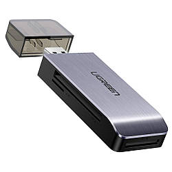 Кардридер Ugreen USB3.0 to TF/SD/MS/CF 4 в 1 Gray (50541)