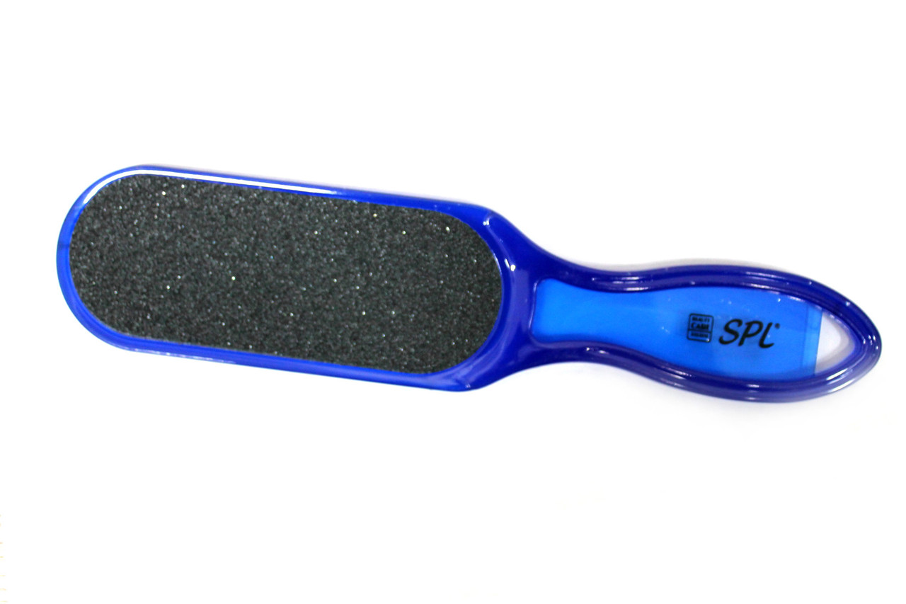 Терка для ніг SPL 92002 пластикова синя 80/120
