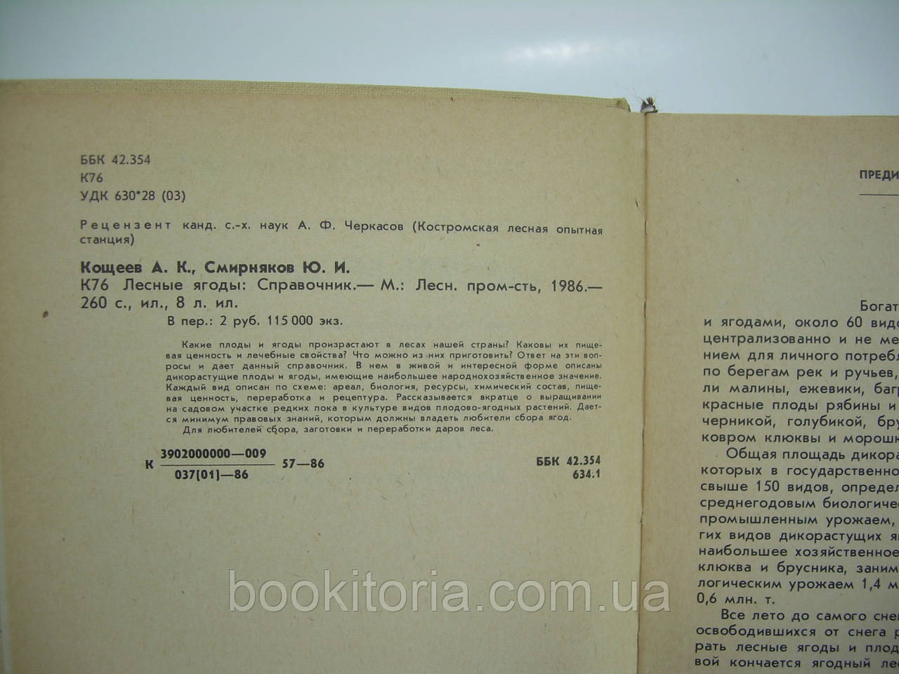 Кощеев А.К., Смирняков Ю.И. Лесные ягоды. Справочник (б/у). - фото 5 - id-p181313084