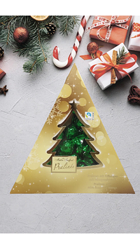 Цукерки Maitre Truffout з мятним кремом (ялинка)  148 г