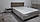Ліжко Кім 160х200 Дуб карі білий + Сан-рено (з ламелями) Меблі Сервіс (168.8х208.8х98.7 см), фото 5