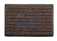 Вхідний придверний килимок «Лан» коричневий 900х600 мм.