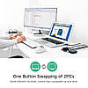 Комутатор Ugreen 2 In 4 Out USB 3.0 Switch Box 1.5 М Black (30768), фото 5