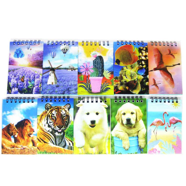 Блокнот спіраль 10,5*7см 100арк. Sultani Голограмма, Мікс ST-3606, фото 1