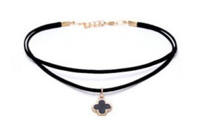 Чокер на шию з підвіскою Квіточок, фото 1