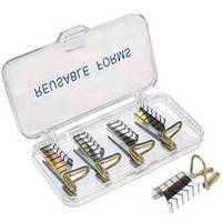 Форми для нігтів (багаторазові, срібло) RF-00