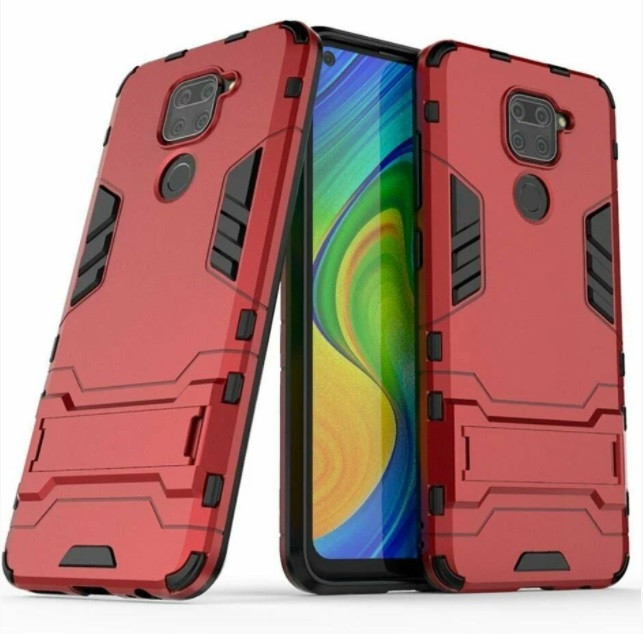 Чохол протиударний Transformer для Xiaomi Redmi Note 9 червоний