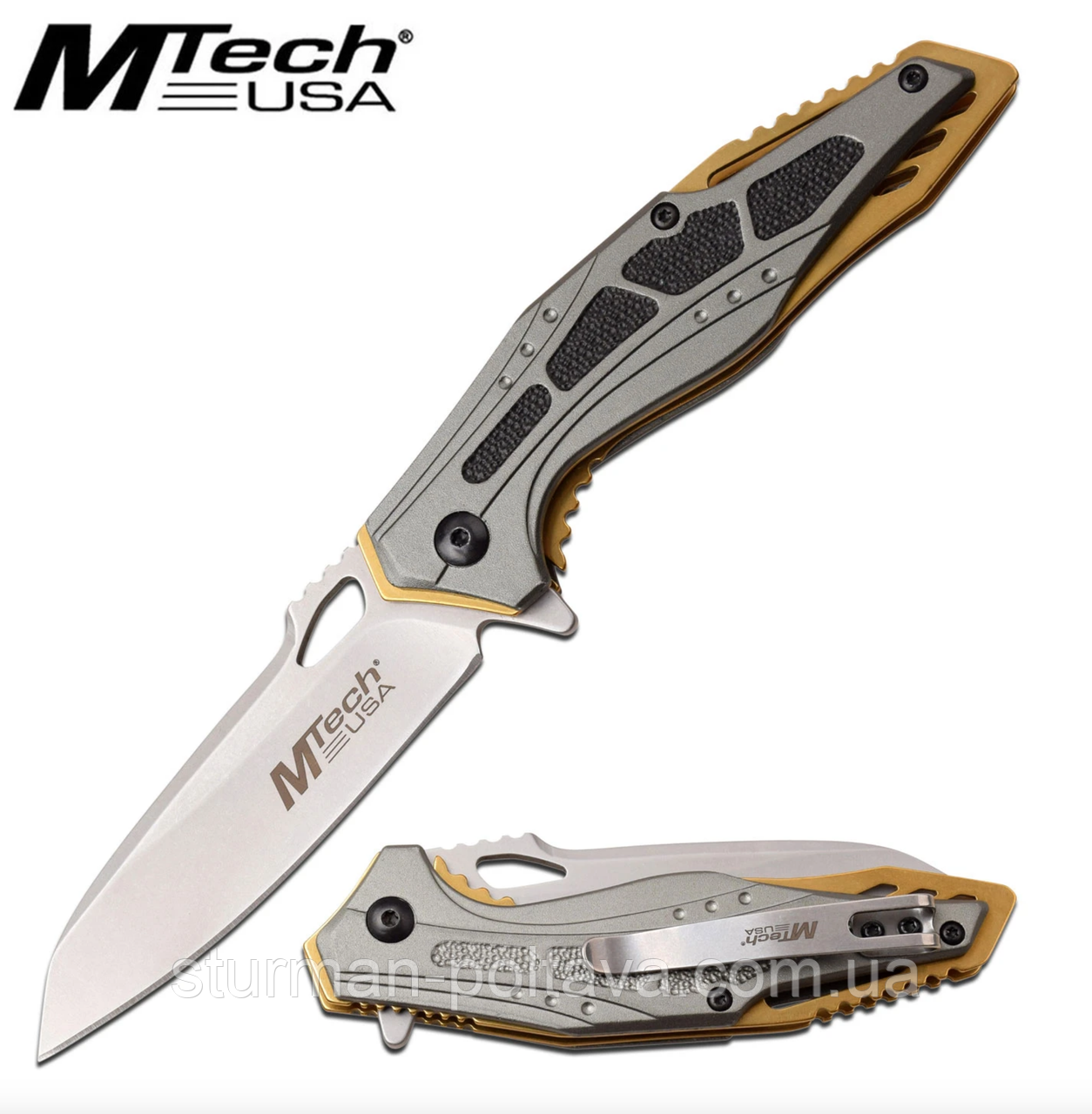 Ніж складаний армійський MTech MT-A1061GY Spring (M-Tech) USA