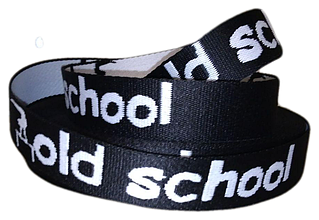 Стрічка ремінна з логотипом 4 см "Old School"