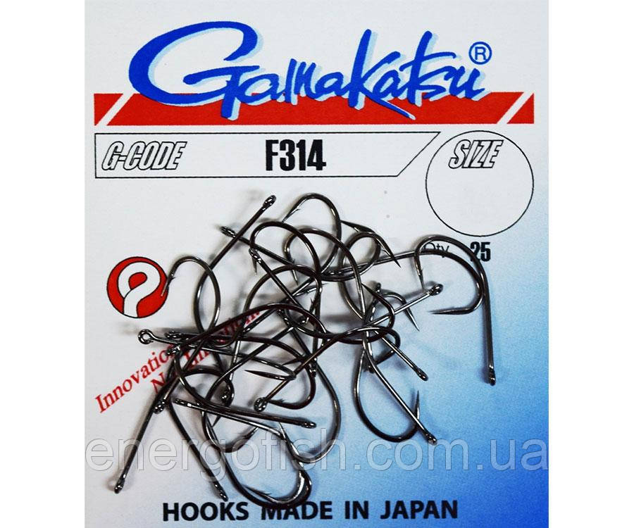 Гачок Gamakatsu F314 Black 008 11шт., фото 1