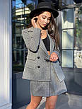 Жіночий піджак твідовий і окремо спідниця твідова (в кольорах), фото 6