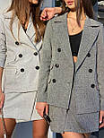 Жіночий піджак твідовий і окремо спідниця твідова (в кольорах), фото 10