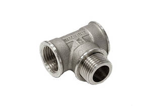 Трійник 1/2 В х 1/2 Н х 1/2 В нікель, TIEMME (Італія)