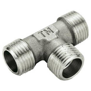 Трійник 1/2 Н х 1/2 Н х 1/2 Н нікель, TIEMME (Італія)