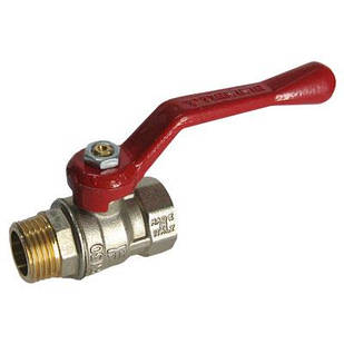 Кран кульовий водяний з ручкою В-З 1/2 TIEMME